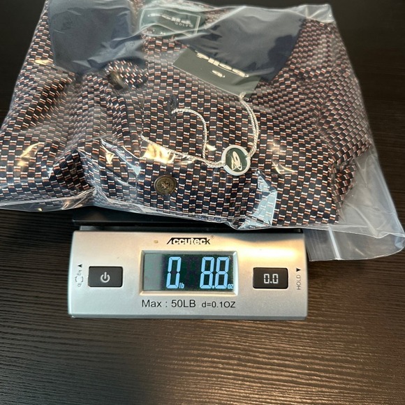 NWT Bolle Golf Multicolor 60s Two Ply Mercerized Cotton Short Sleeve Polo Medium - Picture 10 of 10